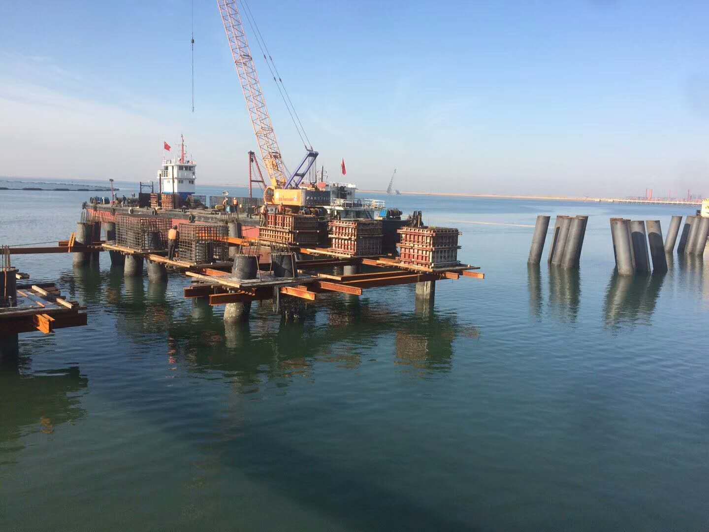 遼寧寶來(lái)石油化工集團(tuán)海航盤(pán)錦301#、304#、305#碼頭項(xiàng)目樁基