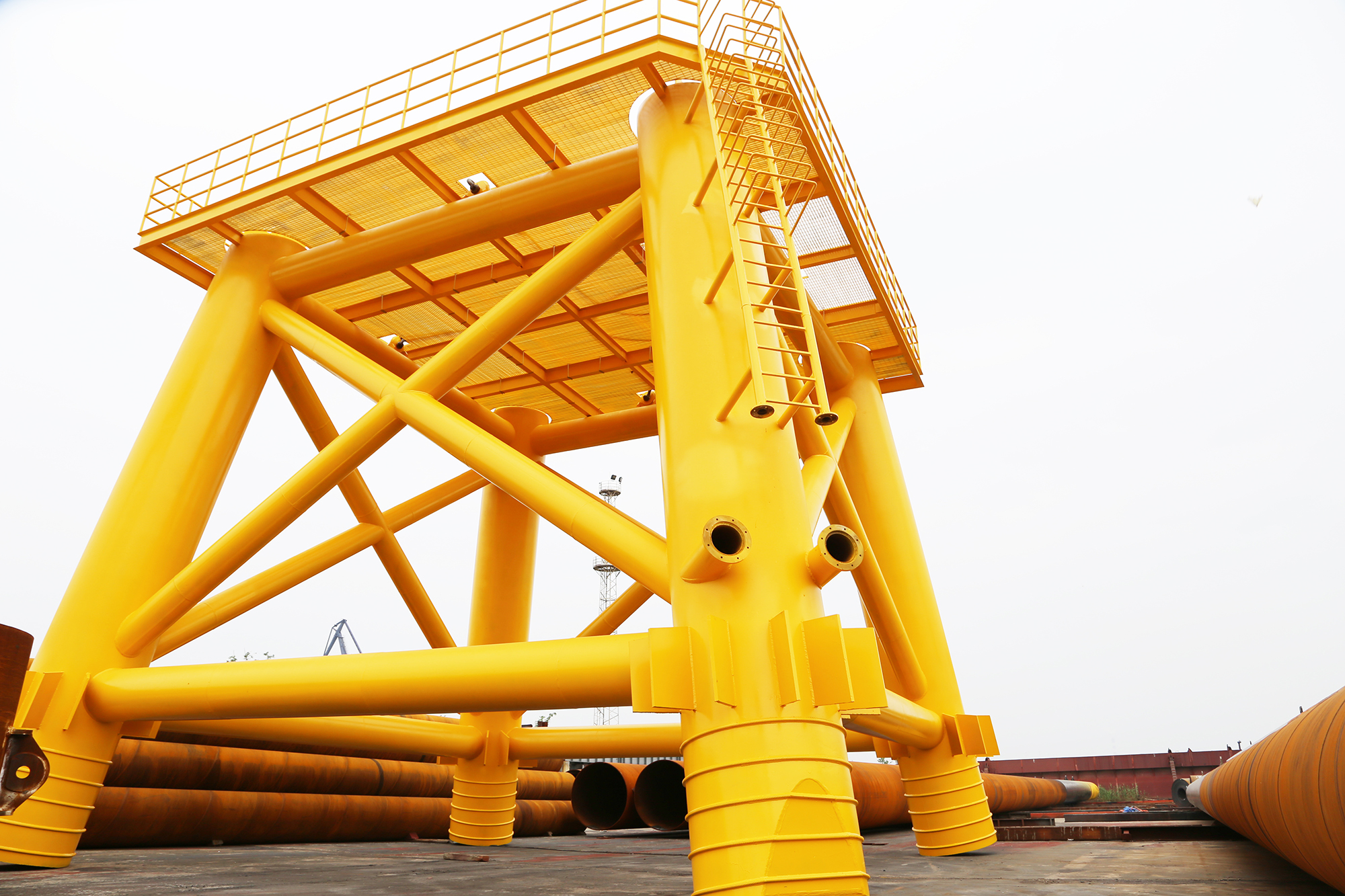 閩東電力霞浦測風塔項目導(dǎo)管架